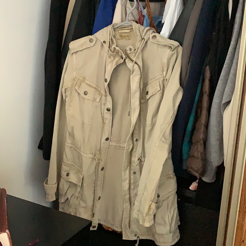 TALULA (Aritzia) XXS Utility jacket in Beige